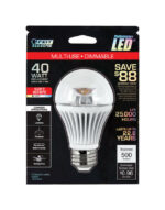 Feit A19 E26 (Medium) LED Bulb Warm White 40 Watt Equivalence