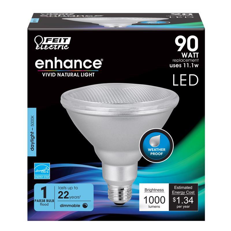 Feit Enhance PAR38 E26 (Medium) LED Bulb Daylight 90 Watt Equivalence