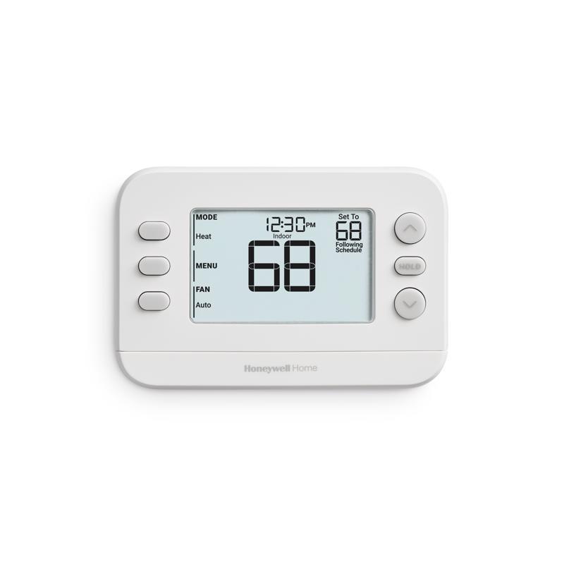Honeywell X2P Flex Schedule Heating Cooling Push Button Programmable Thermostat