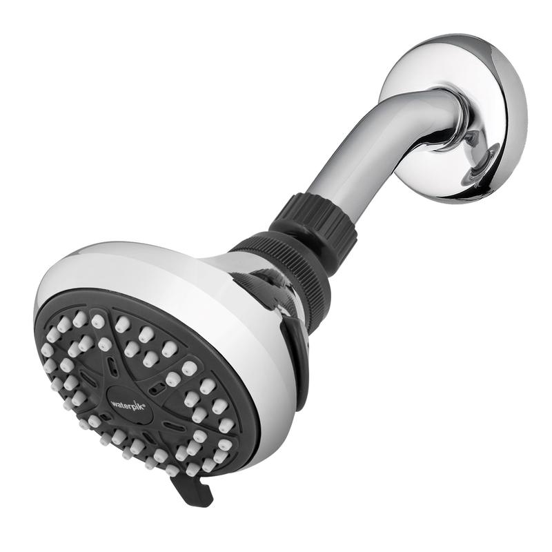 Waterpik EcoFlow Chrome 4 settings Showerhead 1.6 gpm VBE-423
