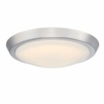 Westinghouse 2.25" H X 11" W X 11" L Brushed Nickel LED Ceiling Light Fixture