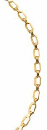 Koch Industries 1/0 in. Lock Link Brass Chain .02 in. D X 200 ft. L