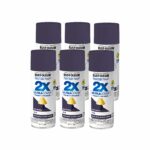 Rust-Oleum Painter's Touch Satin Deep Purple Paint+Primer Spray Paint 12 oz 6pk