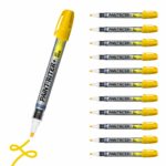 Markal Paint-Riter Yellow Bullet and Chisel Tip Liquid Paint Marker (12-Pack)