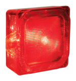 Peterson Red Square License/Stop/Tail LED Light V844L