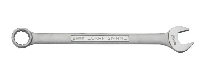 Craftsman 26 millimeter x 26 millimeter x 14 in. L 12 Point Metric Combination Wrench