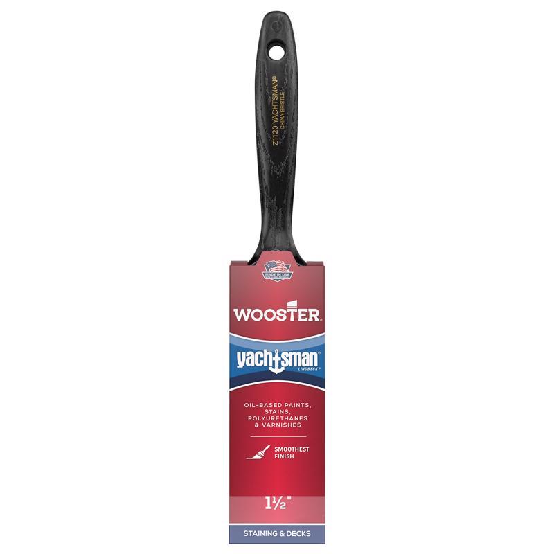 Wooster Yachtsman 1-1/2 in. Soft Angle Paint Brush Z1121-1.5
