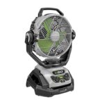 EGO Power+ 10 in. H 5 speed Oscillating Misting Fan Remote Control