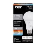 Feit A19 E26 (Medium) LED Bulb Adjustable White 100 Watt Equivalence