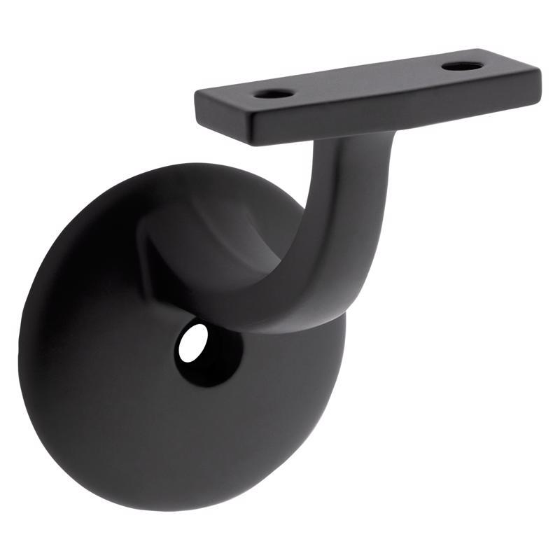 National Hardware Black Zinc Die-Cast Handrail Bracket (Case of 5) - Image 2