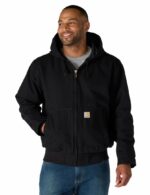 Carhartt Washed Duck Active Jacket Black J130 104050-BLK Large