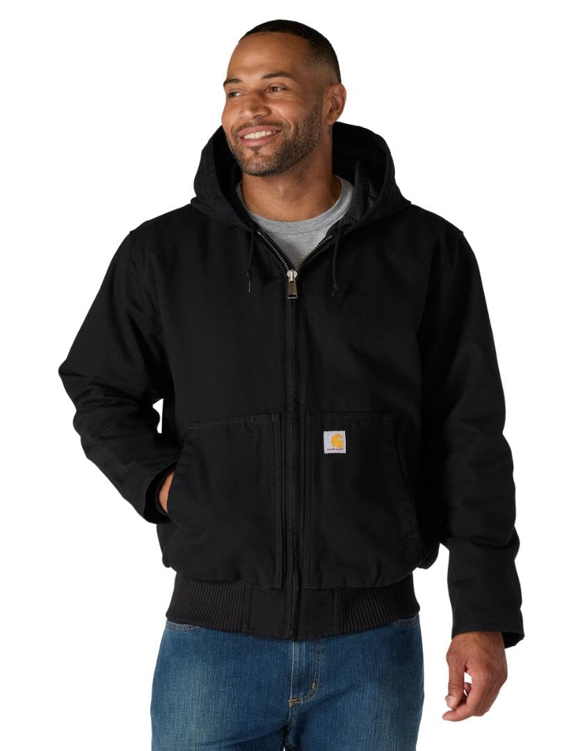 Carhartt Washed Duck Active Jacket Black J130 104050-BLK XL