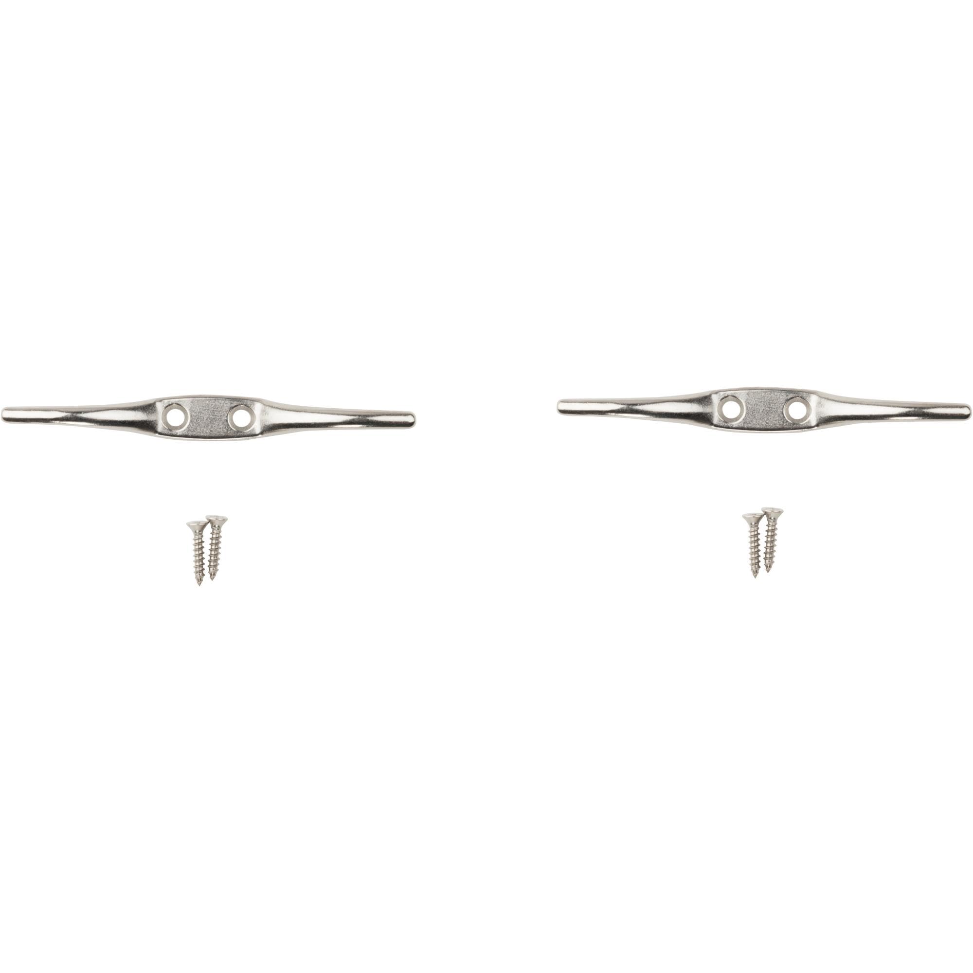 National Hardware Stainless Steel Rope Cleat 55 lb. cap. 6 in. L (2-Pack) - Image 2