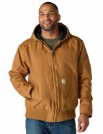 Carhartt Washed Duck Active Jacket Brown J130 104050-BRN XL