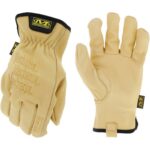 Mechanix Wear Durahide Cow Driver Women's Work Gloves Brown Medium