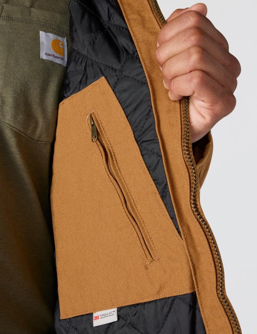 Carhartt Washed Duck Active Jacket Brown J130 104050-BRN Large - Image 6