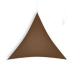 Coolaroo Ready-To-Hang Triangle Shade Sail Canopy 11.9 ft. H X 10 ft. W X