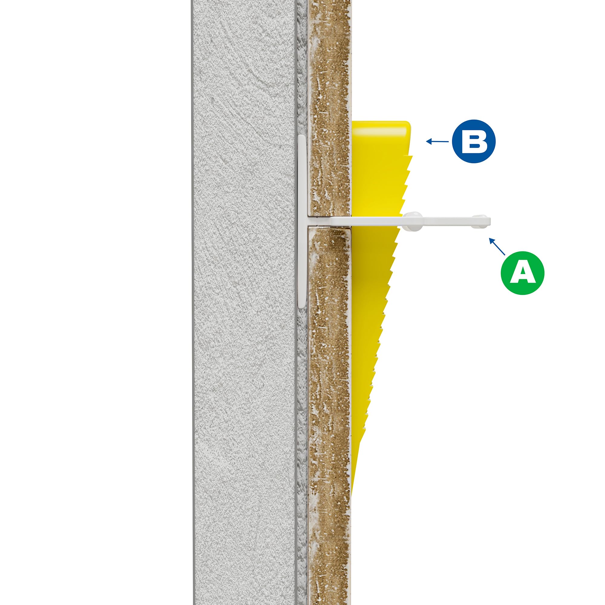 QEP Lash 1.52 in. H X 0.75 in. W X 1.27 in. L Plastic Tile Spacer Clips 100 pk - Image 4