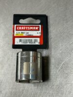Craftsman 1 in. X 3/8 in. drive SAE 6 Point Shallow Shallow Socket MADE IN USA