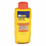Irwin Strait-Line 8 oz Permanent Marking Chalk Fluorescent Orange