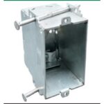 Southwire New and Old Work Rectangle Steel Switch Box