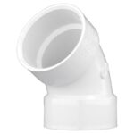 Charlotte Pipe Schedule 40 3 in. Hub X 3 in. D Hub PVC Elbow