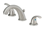 Oakbrook Collection Brushed Nickel Coastal Widespread Bathroom Sink Faucet