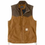 Carhartt Montana Flex Duck Relaxed Fit Vest Brown/Coffee 106433-B84 X-Large