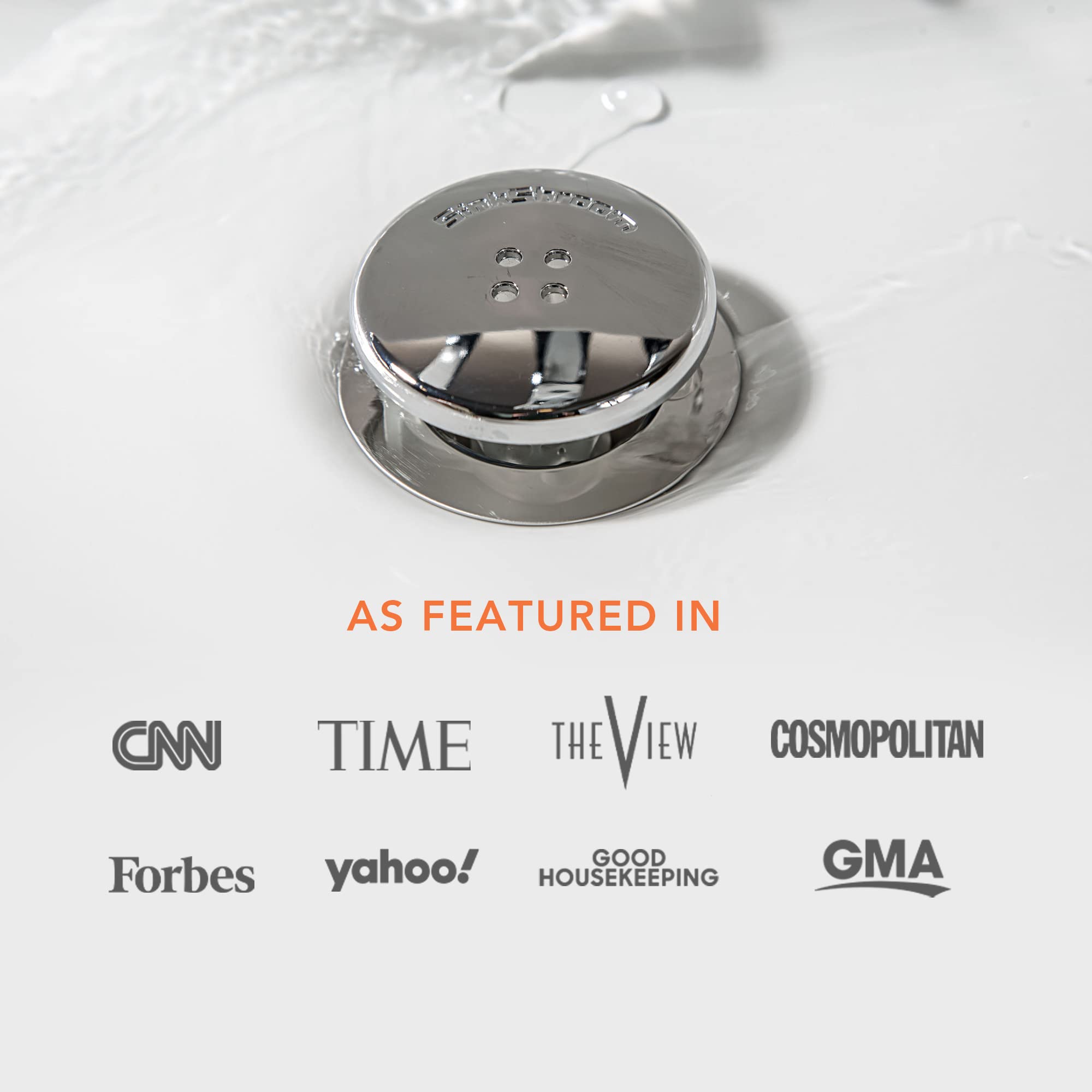 SinkShroom Chrome Plastic Hair Catcher SSCE425 - Image 3