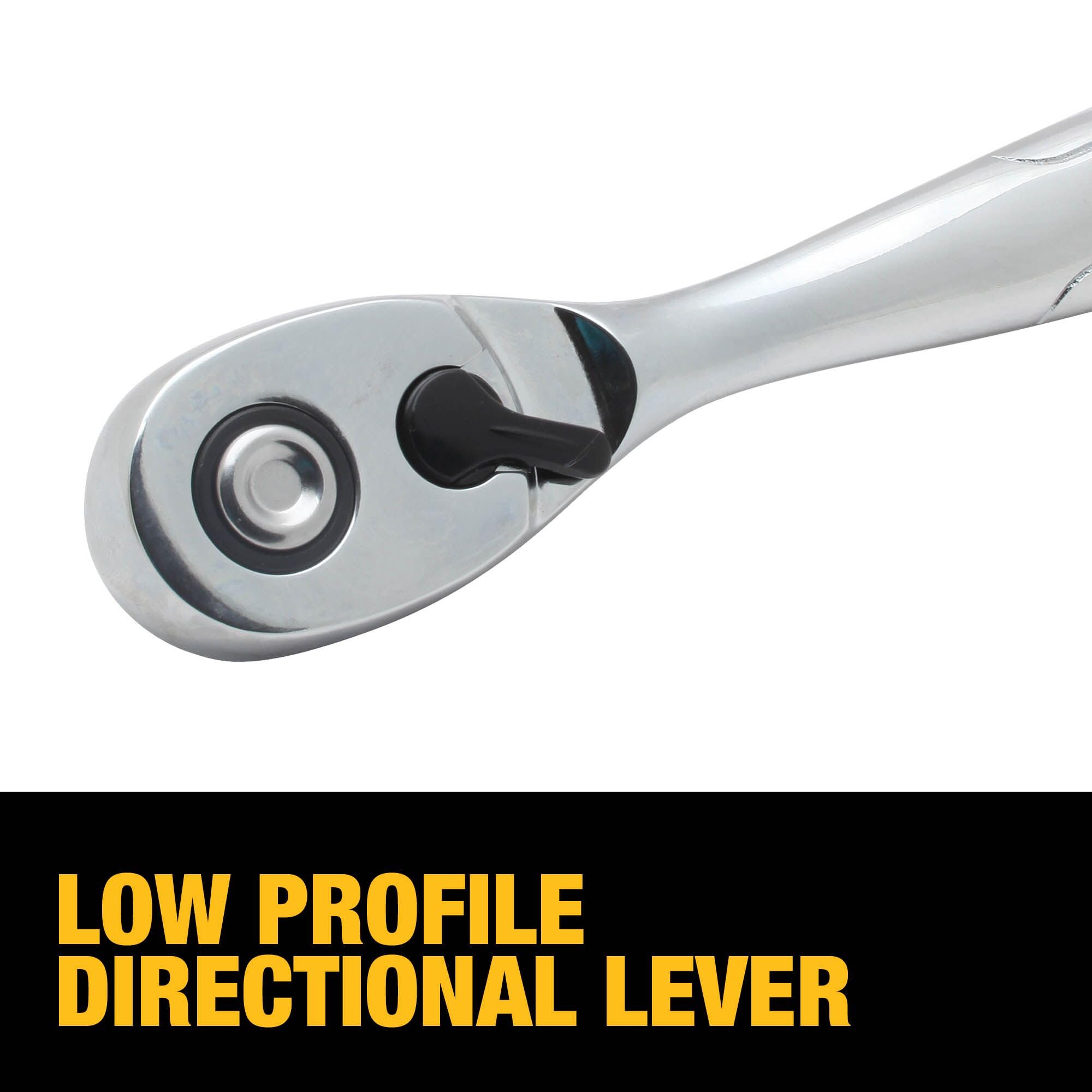 DeWalt 1/4 and 3/8 in. drive Metric/SAE 6 Point Socket Set 34 pc - Image 7