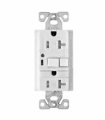 Cooper Wiring TRVGFNL20W Tamper Resistant 20-Amp Combination GFCI Receptacle