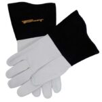 Forney Multi-Process 14.8 in. Insulated Goatskin Welding Gloves Black Large