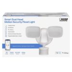 Feit Smart Motion-Sensing Hardwired LED White Smart-Enabled Security Floodlight