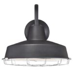 Westinghouse Academy 1-Light Textured Black Wall Sconce 6131300