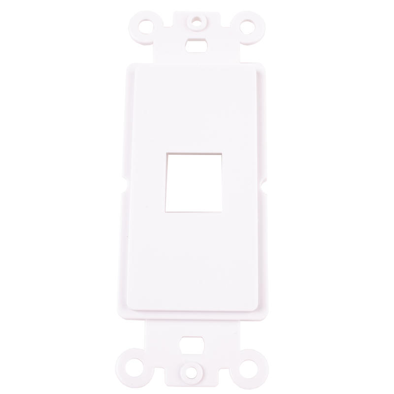 Monster Just Hook It Up White 1 gang Plastic Keystone Wall Plate - Image 2