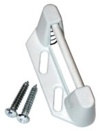 Barton Kramer Satin White Steel Latch Strike 357WC