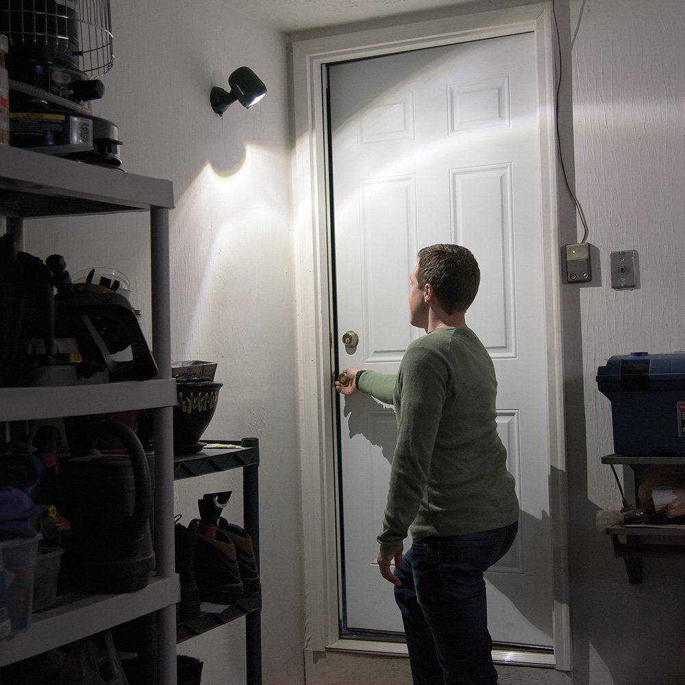 Mr. Beams Motion-Sensing Battery Powered LED Dark Brown Spotlight - Image 5