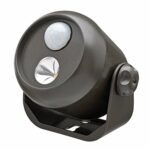 Mr. Beams Motion-Sensing Battery Powered LED Dark Brown Spotlight MB310