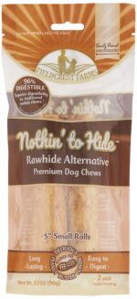 Fieldcrest Farms Nothin' to Hide Peanut Butter Grain Free Chews 5 in. 2 pk