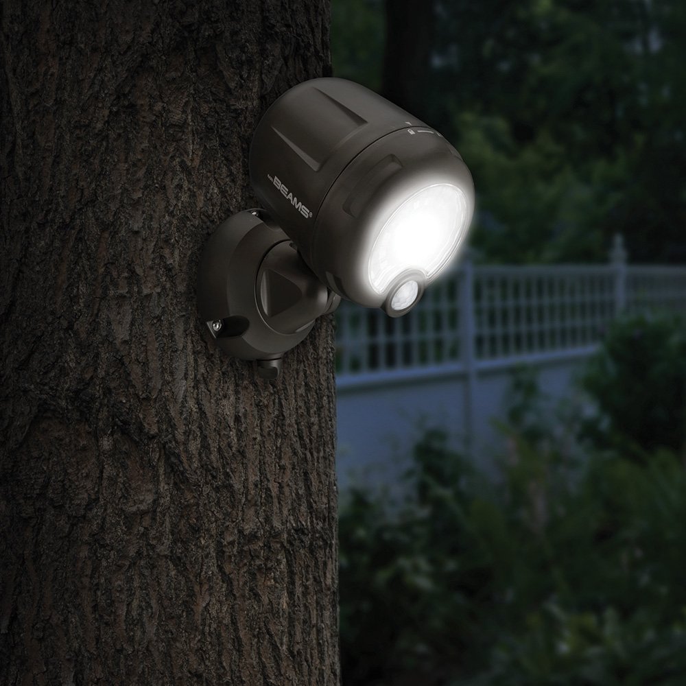 Mr. Beams Motion-Sensing Battery Powered LED Dark Brown Spotlight - Image 4