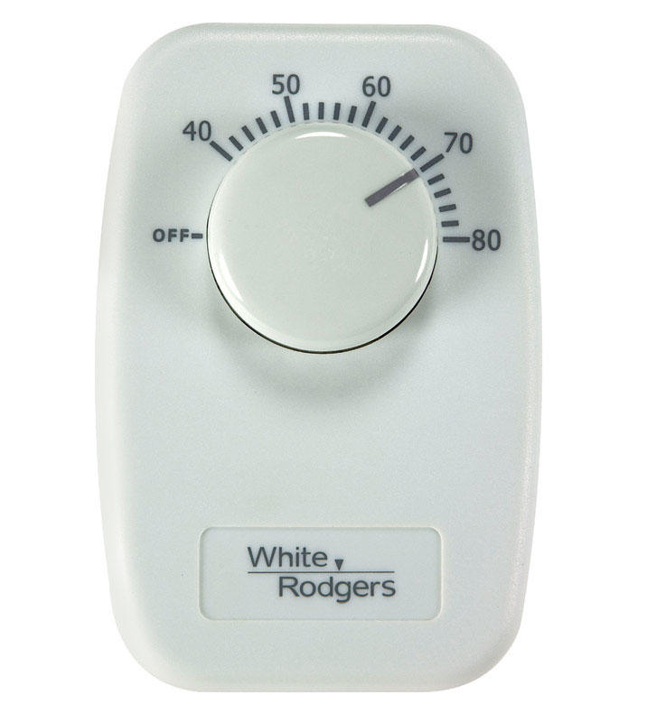 White Rodgers Heating Dial Line Voltage Thermostat 850