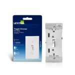 Leviton White 600 W Toggle Dimmer Switch TSL01-00W (10-Pack)