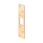 Prime-Line 6 in. H X 1.125 in. L Brass-Plated Steel Security Strike