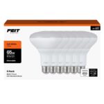 Feit BR30 E26 (Medium) LED Bulb Soft White 65 Watt Equivalence 6 pk