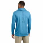 Carhartt Force Sun Defender Long-Sleeve Logo Graphic T-Shirt 106165 Blue Large