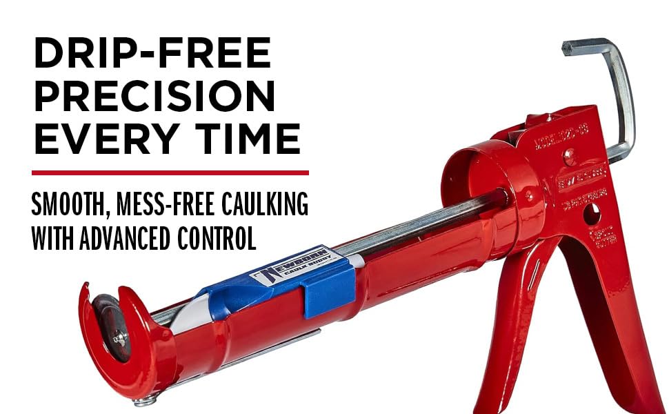 Newborn Professional Steel Drip Free Caulking Gun 102D-CB - Image 2
