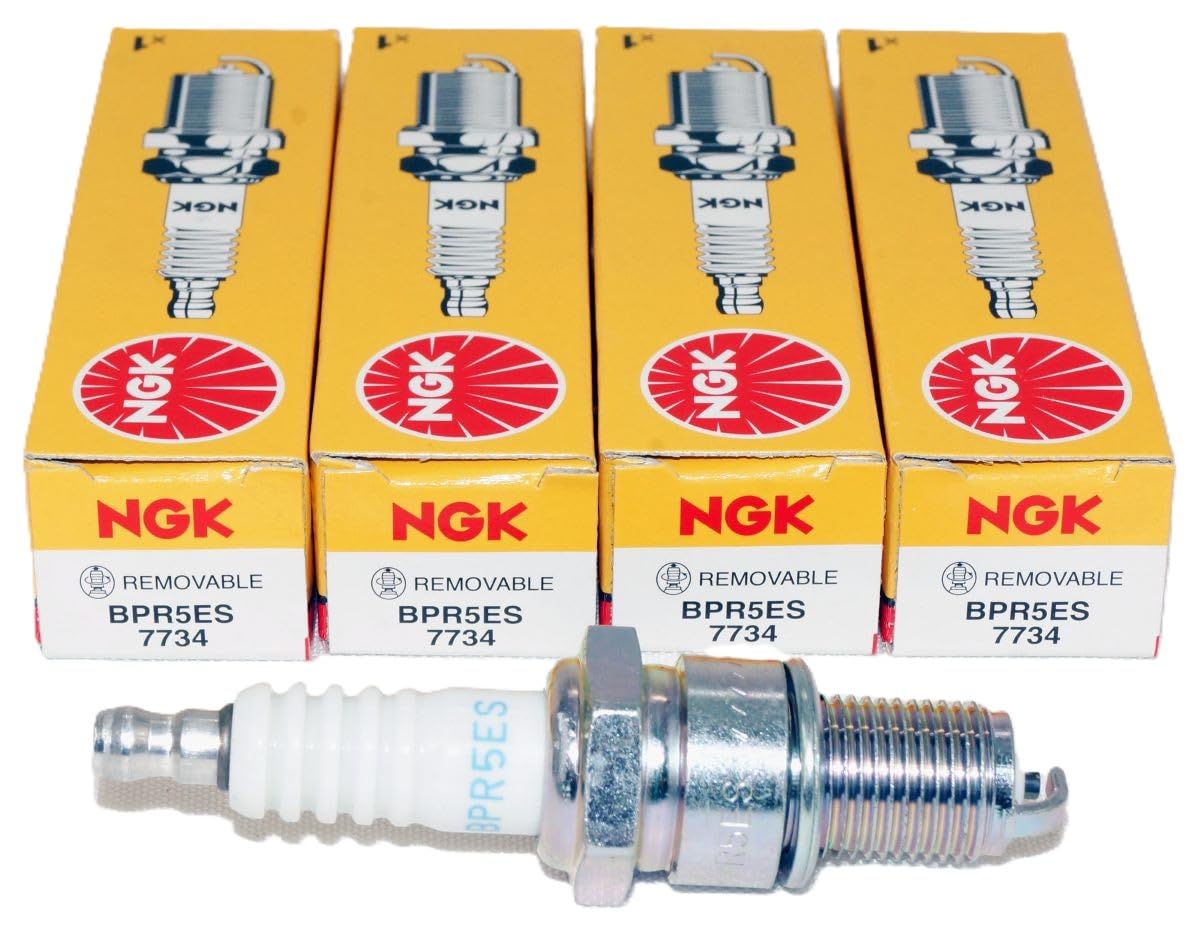 NGK BPR5ES Standard Spark Plug 7734 (Pack of 4)