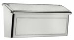 Architectural Mailboxes Venice Classic Stainless Steel Wall Mount Silver Mailbox