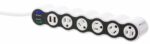 360 Electrical 4 ft. L 5 outlets Smart-Enabled Surge Protector White 2160 J
