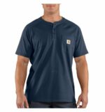 Carhartt Men's Force Short Sleeve Tee Navy 100413-412 Large
